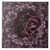 Roos Mandala Tegeltje (Voorkant)