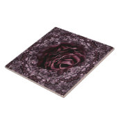 Roos Mandala Tegeltje (Zijkant)