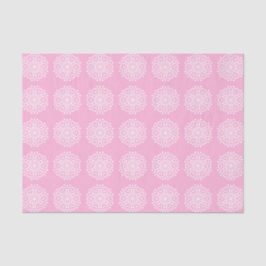 Roos Mandala Tissuepapier (Voorkant)