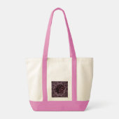 Roos Mandala Tote Bag (Achterkant)