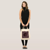 Roos Mandala Tote Bag (Voorkant (model))