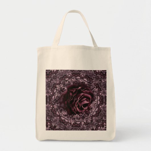 Roos Mandala Tote Bag (Voorkant)
