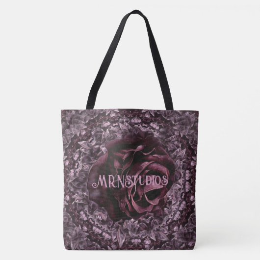 Roos Mandala  Tote Bag (Voorkant)