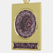 Roos Mandala Verguld Banner Ornament (Links)