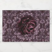 Roos Mandala Voedselcontainer Etiket (Enkel label)