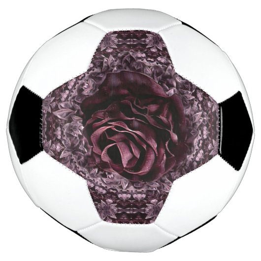 Roos Mandala Voetbal (Gedraaid)