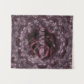 Roos Mandala Wandkleed (Voorkant (horizontaal))