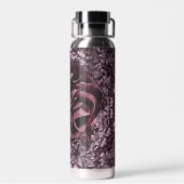 Roos Mandala Waterfles (Achterkant)