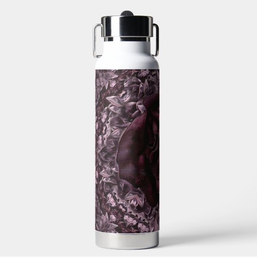 Roos Mandala Waterfles (Voorkant)