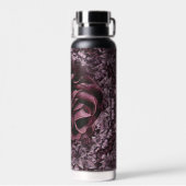 Roos Mandala Waterfles (Achterkant)