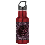Roos Mandala Waterfles (Voorkant)