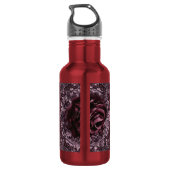 Roos Mandala Waterfles (Achterkant)