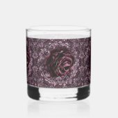 Roos Mandala Whisky Glas (Voorkant)