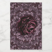 Roos Mandala Wijn Etiket (Enkel label)