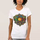 Roos Mandala Woman's Fine Jersey T-shirt (Voorkant)