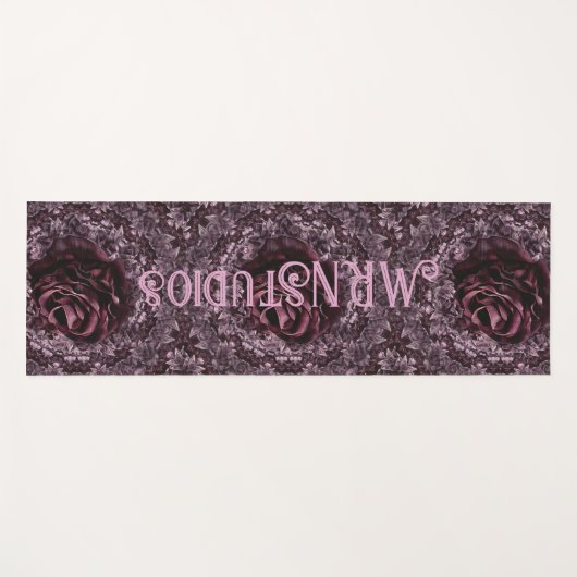 Roos Mandala yogamat (Voorkant (horizontaal))