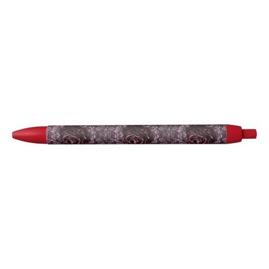 Roos Mandala Zwarte Inkt Pen (Voorkant)
