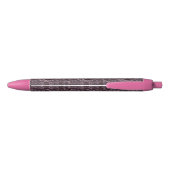 Roos Mandala Zwarte Inkt Pen (Achterkant)