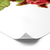 Roos mandje  Poster (Hoek)