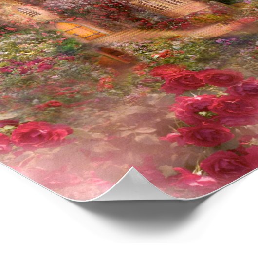 Roos Manor Art Poster/Afdruk Poster (Hoek)