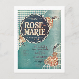 Roos Marie A Musical Play Songbook Hoesje Briefkaart