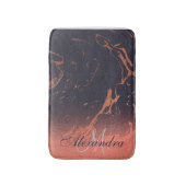 Roos Marmeren Textuur Badmat (Voorkant Verticaal)