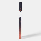 Roos Marmeren Textuur iPhone Hoesje (Rechterkant)