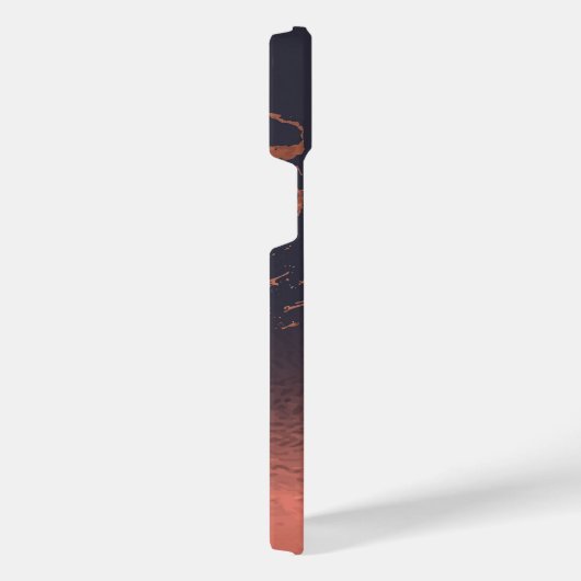 Roos Marmeren Textuur iPhone Hoesje (Rechterkant)