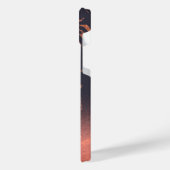 Roos Marmeren Textuur iPhone Hoesje (Linkerkant)