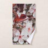 Roos Maroon Flora Bad Handdoek (Handdoek)