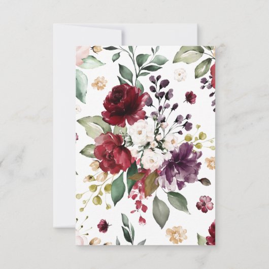 Roos Marsala Bedankkaart (Achterkant)