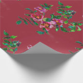  roos marsala cadeaupapier (Hoek)