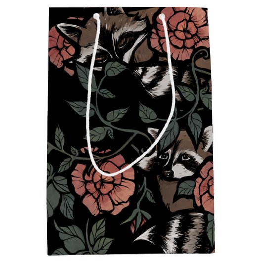 Roos Medium Cadeauzakje (Voorkant)