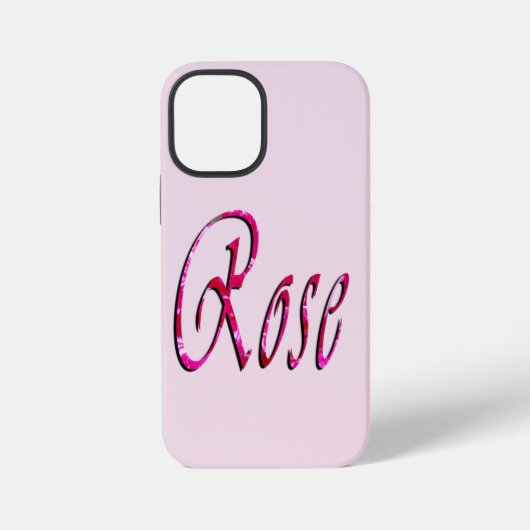 Roos Meisjesnaam, iPhone Hoesje (Achterkant)