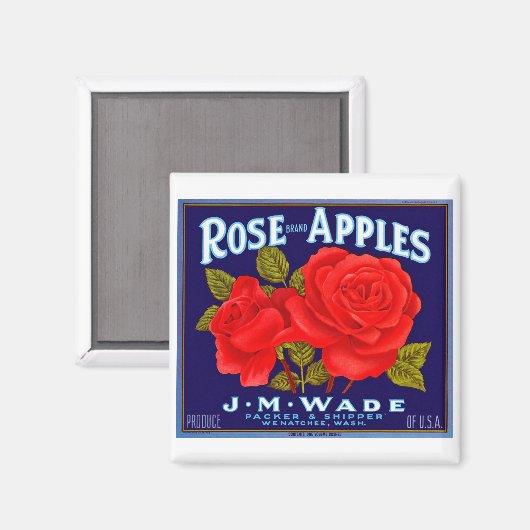 Roos merkappels magneet (Voorkant / Achterkant)