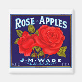 Roos merkappels magneet (Voorkant)