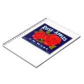 Roos merkappels notitieboek (Linkerzijde)