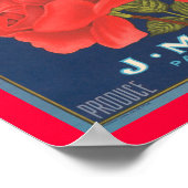 Roos merkappels poster (Hoek)