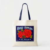 Roos merkappels tote bag (Voorkant)