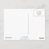 Roos Mermaid "The Gift" Dolphin Fantasy Art! Briefkaart (Achterkant)