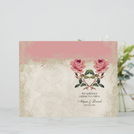  Roos met barokstijl (Staand voorkant)