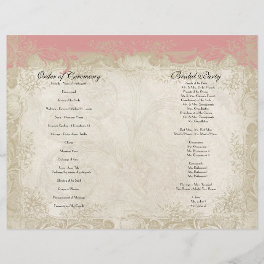 Roos met barokstijl (Achterkant)