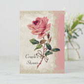  Roos met barokstijl Kaart (Staand voorkant)