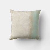 Roos met barokstijl Mint n Cream Lace Kussen (Achterkant)