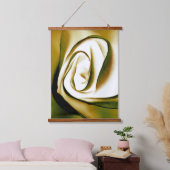 Roos met been Wood met bovenzijde Wandbekleding Hangend Wandkleed (Slaapkamer)