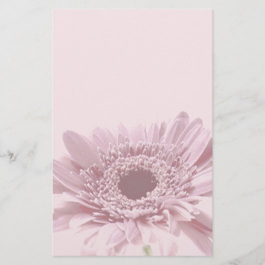 Roos met bloemen briefpapier (Voorkant)
