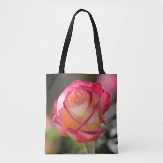 Roos met dubbele helderheid tote bag (Voorkant)
