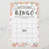  Roos met dubbelzijdige Baby shower games Flyer (Voorkant)