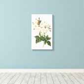 roos met een mondjesmaat (Rosa noisettiana) van Re Canvas Afdruk (Insitu (Houten vloer))