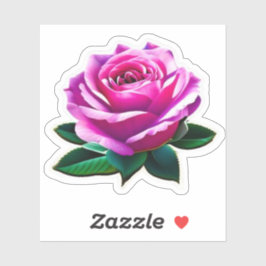 Roos met grote mooie roze rozen #1 sticker